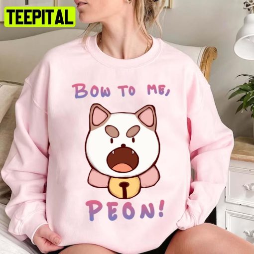 Bow To Me Peon Bee And Puppycat Unisex Sweatshirt