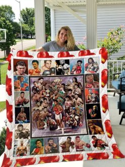 Boxing Champions Quilt Blanket