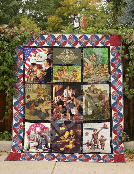 Boy Scouts Quilt Blanket