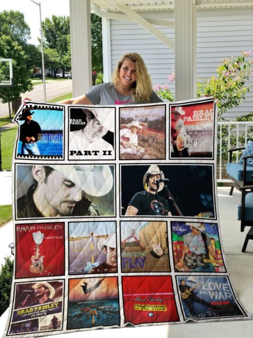 Brad Paisley Quilt Blanket