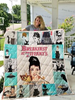 Breakfast At Tiffany’s Poster Quilt Blanket