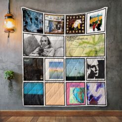 Brian Eno Album  Quilt Blanket