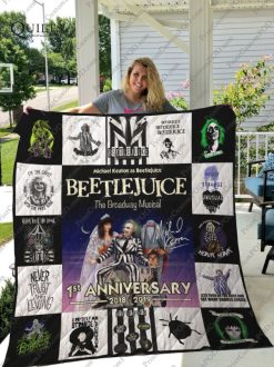 Broadway Beetlejuice (Musical) Greatst Anni sary Collected Quilt Blanket