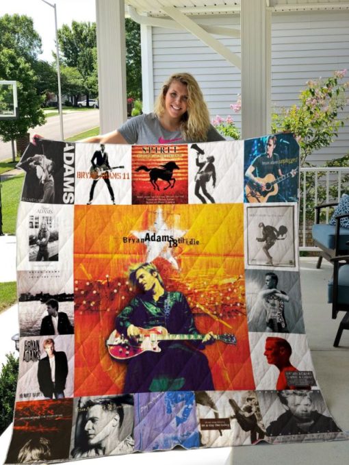 Bryan Adams Albums For Fans Collected Quilt Blanket