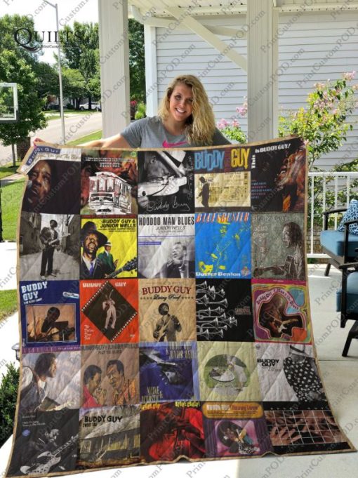 Buddy Guy Albums For Fans Combined Quilt Blanket