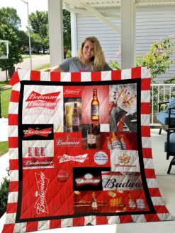 Budweiser Beer Quilt Blanket