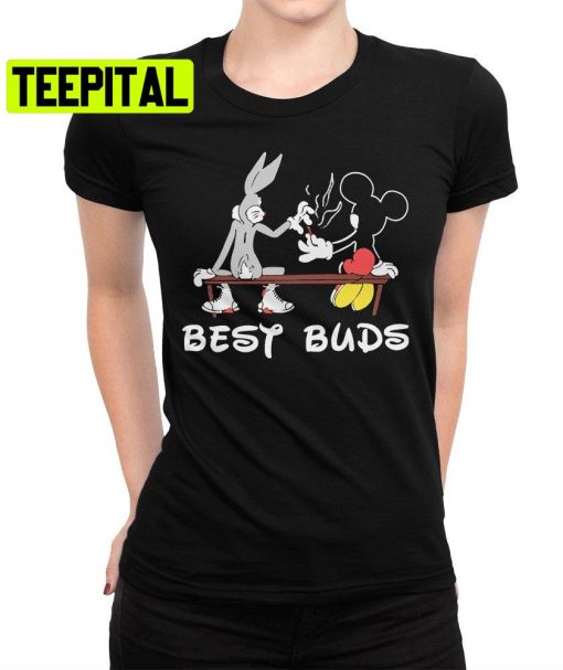 Bugs Bunny And Mickey Best Buds Trending Unisex Shirt