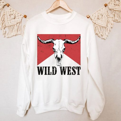 Bullhead Wild West Western Cowboy Funny Sweatshirt