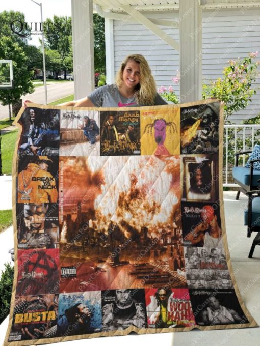 Busta Rhymes Albums For Fans Collected Quilt Blanket