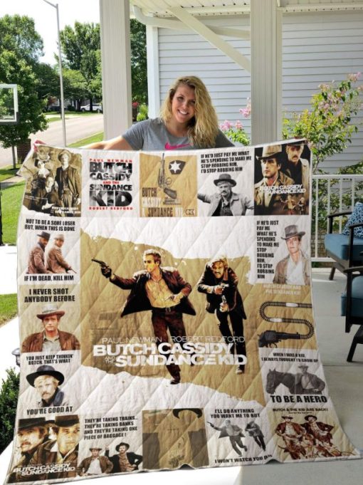 Butch Cassidy And The Sundance Kid Collected Quilt Blanket