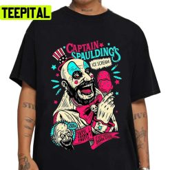 Captain Spaulding House Of 1000 Corpses Halloween Design Unisex T-Shirt