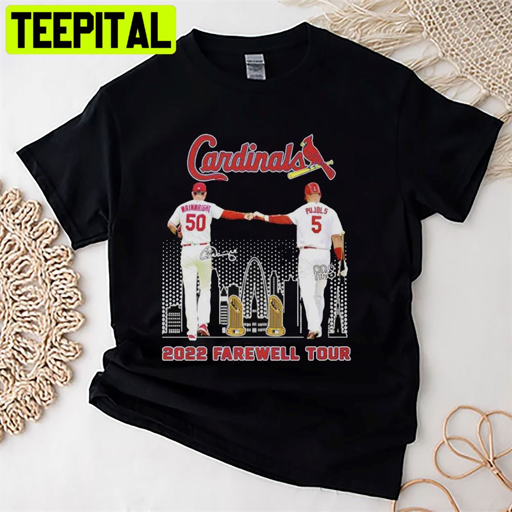 St Louis Cardinals Farewell Tour 2022 Signatures Trending Unisex Shirt –  Teepital – Everyday New Aesthetic Designs