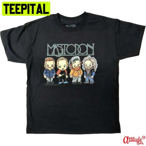 Cartoon Style Mastodon Band Unisex T-Shirt