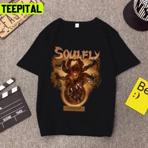 Carved Inside Conquer Soulfly Band Unisex T-Shirt