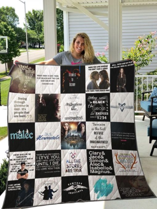 Cassandra Clare Shadowhunter For Fans Quilt Blanket