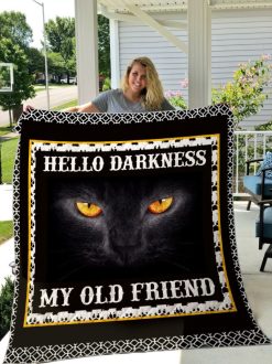 Cat Black 09 Quilt Blanket