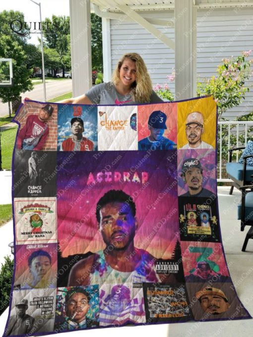 Chance The Rapper For Fans Collected Quilt Blanket