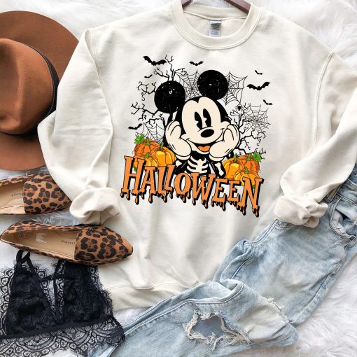 Characters Mickey 2022 Minnie Family Matching Disney Halloween New Art T-Shirt