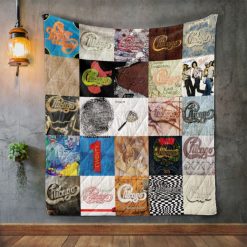 Chicago Album  Quilt Blanket