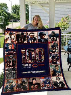 Chicago Bears Blanket All Season Plus Size Quilt Blanket