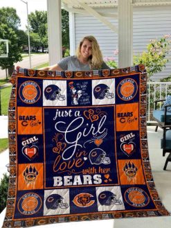 Chicago Bears Girl Collection Quilt Blanket