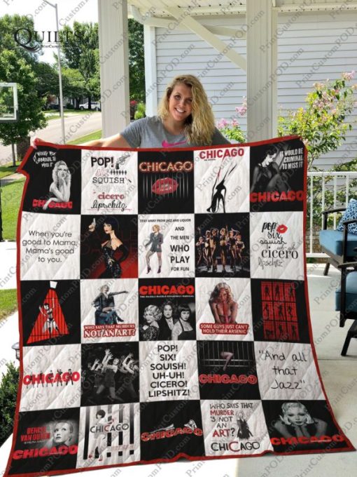 Chicago Musical Combined Quilt Blanket