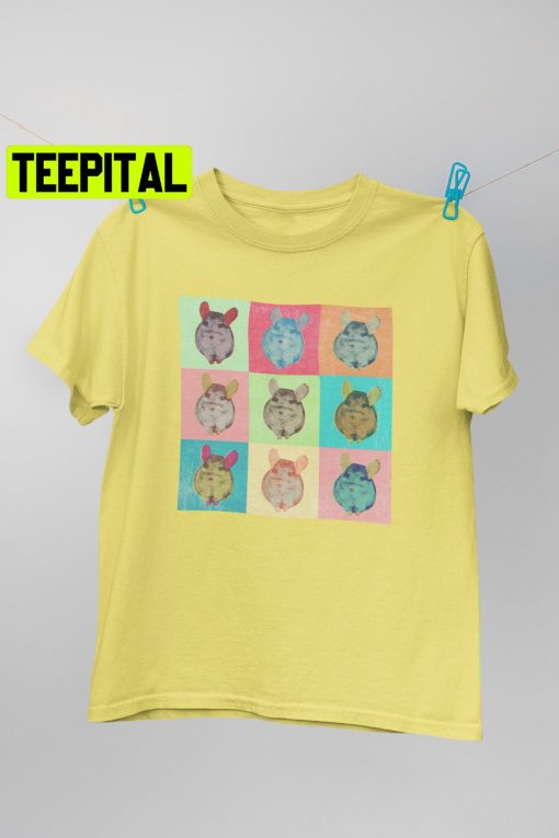 Chinchilla Pop Art Trending Unisex Shirt