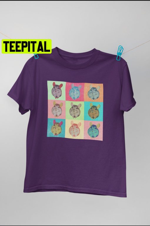 Chinchilla Pop Art Trending Unisex Shirt