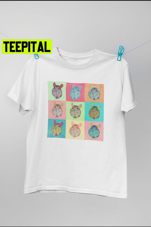 Chinchilla Pop Art Trending Unisex Shirt