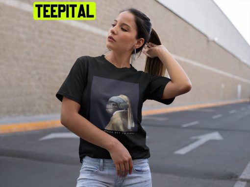 Chinchilla With A Pearl Earring Trending Unisex Shirt