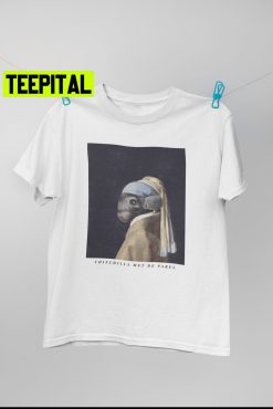 Chinchilla With A Pearl Earring Trending Unisex Shirt