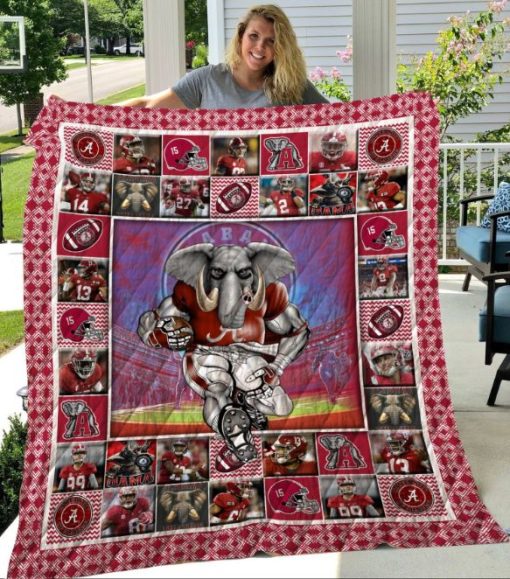 Chqnca70Collection Alabama Crimson Tide Quilt Blanket