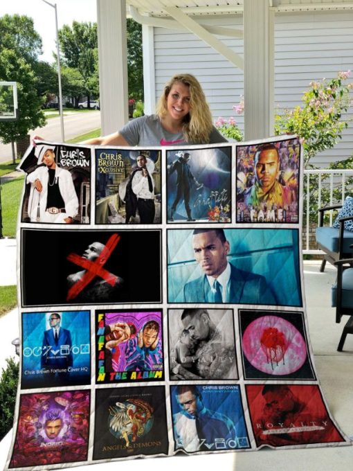 Chris Brown Quilt Blanket