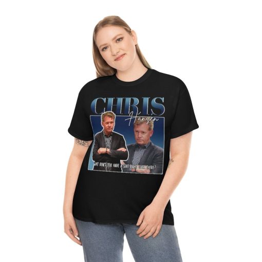 Chris Hansen 90s Bootleg Retro Illustration Unisex T-Shirt