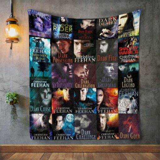 Christine Feehan Books Quilt Blanket