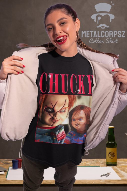 Chucky Chucky Horror Movie Inspired 90 Chucky Chucky Unisex T-Shirt