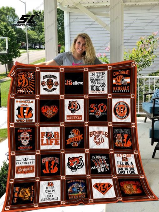 Cincinnati Bengals 07 Quilt Blanket