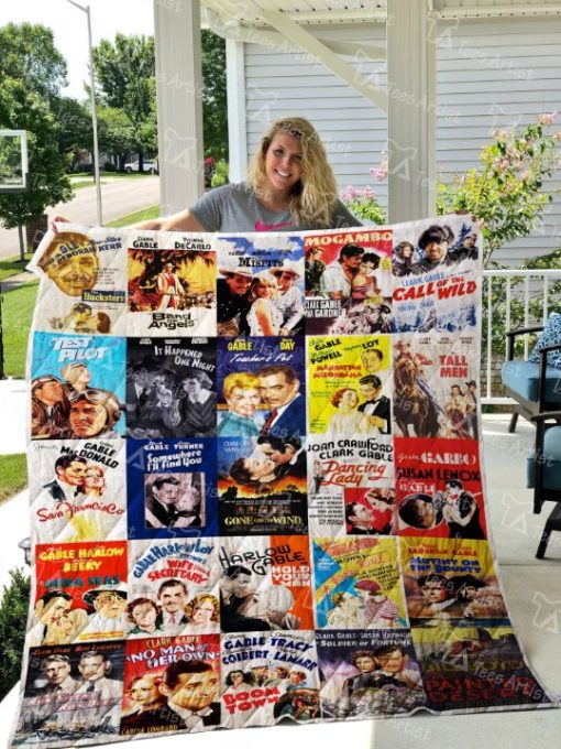 Clark Gable Quilt Blanket