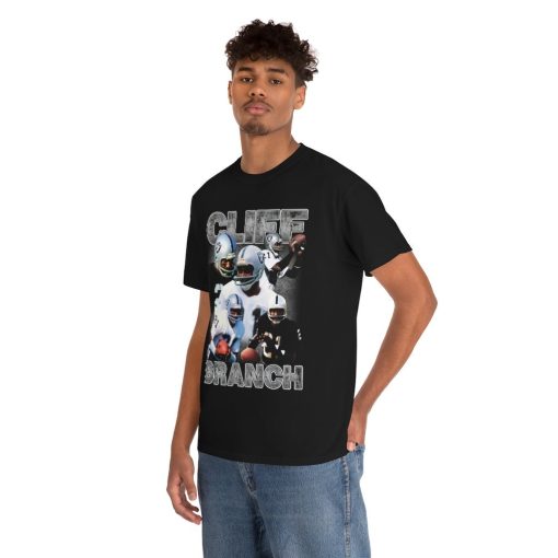 Cliff Branch Hall Of Fame Oakland Raiders Simple Retro Bootleg Design Unisex T-Shirt