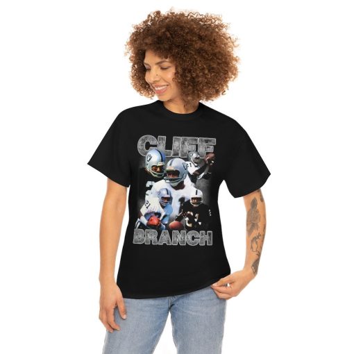 Cliff Branch Hall Of Fame Oakland Raiders Simple Retro Bootleg Design Unisex T-Shirt