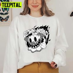 Clown World Black And White Halloween Spooky Night Unisex Sweatshirt