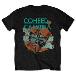 Coheed and Cambria Dragonfly Official Tee T-Shirt Mens Unisex