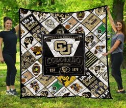 Colorado Buffaloes Quilt Blanket