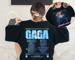 Concert Powerful Gaga The Chromatica Tour Born This Way New Art T-Shirt