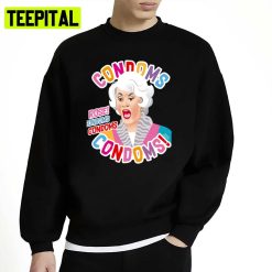 Condoms Rose Golden Girls Unisex Sweatshirt