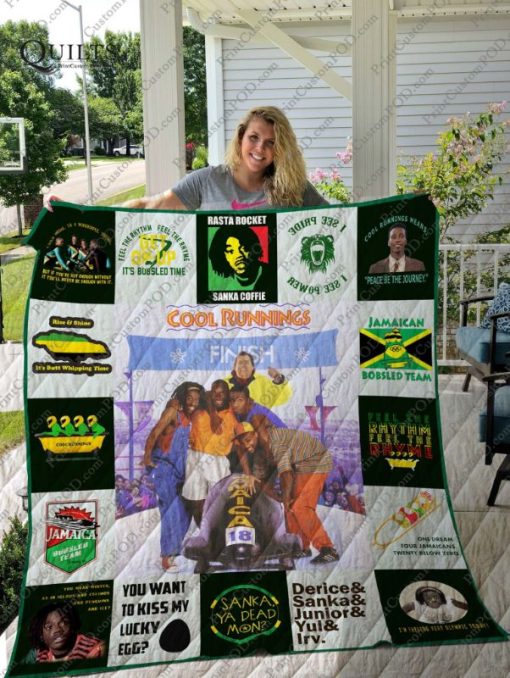 Cool Runnings T-Shirt Quilt Blanket