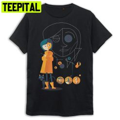 Coraline By Neil Halloween Trending Unisex T-Shirt