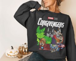 Corgi Cute The Avenger Comics Funny Disney Halloween Unisex Sweatshirt