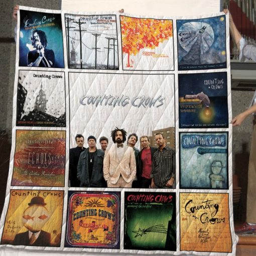 Counting Crows Album Collection Quilt Blanket