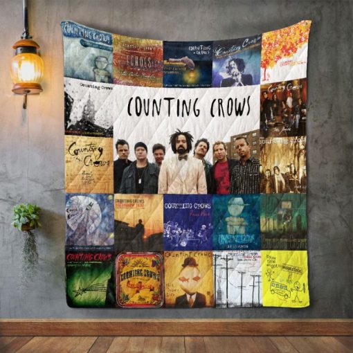 Counting Crows Style Love Quilt Blanket